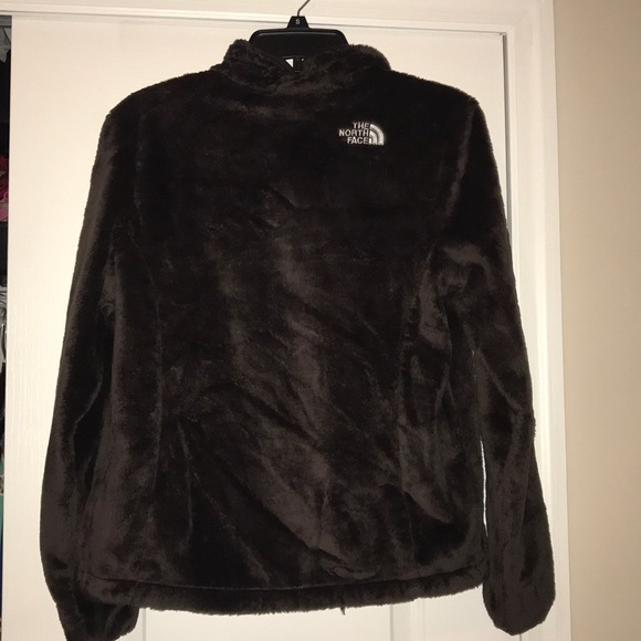 The North Face Fuzzy Brown Jacket size small - Picture 2 of 5